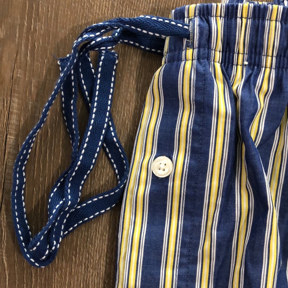 Worn once - STAFFORD 100% Cotton Men’s Sleep Pants / Pajama Bottoms - Picture 3 of 9
